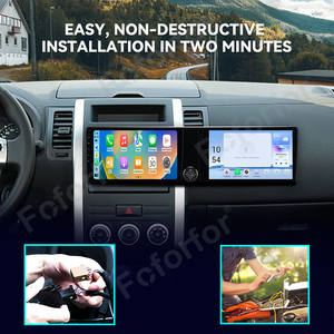 Nissan Trail 2008-2021 için çift ekran GPS navigasyon Android 13 Carplay 10.1 'multimedya oynatıcı TV için DVD OYNATICI - Product Image 4