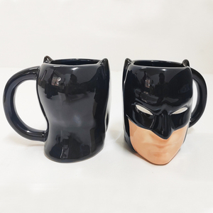 ถ้วย<span class=keywords><strong>ชา</strong></span>3D ลายการ์ตูนสุดสร้างสรรค์แก้วเซรามิกรูปค้างคาวสีดำแก้วกาแฟรูปบุคคลสำหรับเป็นของขวัญส่งเสริมการขาย - Product Image 1