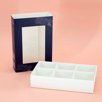 Boîte d'emballage personnalisée pour desserts avec fenêtre et insert – Emballage économique pour gâteaux au chocolat et cadeaux sucrés