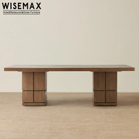 Meubles WISEMAX, meubles de maison de style médiéval de haute qualité, bureau de designer créatif, table à manger en bois massif pour villa