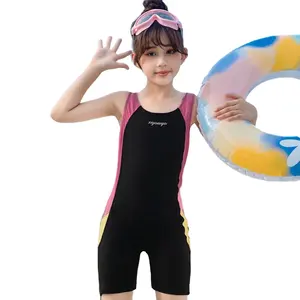 Polyester Training Quick Dry UV Protection 1 Piece Swimsuit Summer Cute Swimwear For Kids