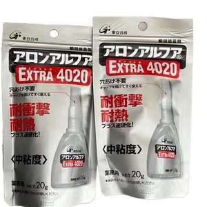 Adhésif instantané Toa Synthetic Aron Alpha Extra 4020 20g, usage industriel, résistant aux chocs, résistant à la chaleur, durcissement rapide - Product Image 5