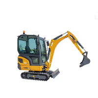 Mini-excavatrice sur chenilles de 2 tonnes de marque supérieure XE20E, norme d'émission Euro 5 avec certification CE