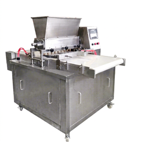 Depositador de galletas redondo de Soda suizo de panadería automática y máquina de caída de palitos de galletas de corte de alambre para la fabricación de galletas - Product Image 1