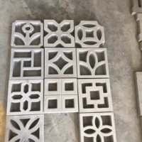 Brique creuse en ciment personnalisée, bloc de béton ajouré, décoration de cloison murale intérieure et extérieure