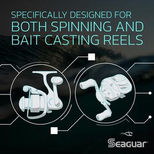 สายเบ็ดตกปลา Seaguar <span class=keywords><strong>Tatsu</strong></span> ฟลูออโรคาร์บอน 100% คุณภาพพรีเมียม แทบมองไม่เห็น สำหรับน้ำจืด หลายชนิด ใช้ได้ทั้งแบบสปินนิ่งและเบทคาสติ้ง - Product Image 4