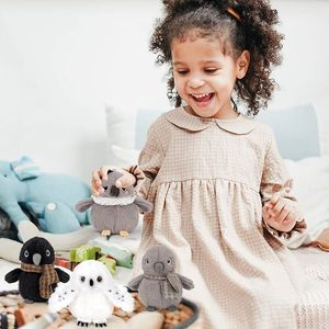 Peluche di Piccolo Uccellino Carino, Giocattolo di Corvo Simulato, Animali di Peluche Corvi Neri per Bambini - Product Image 4