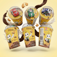 Lot de Biscuits Croustillants en Gros pour Enfants, Thème Dessins Animés, avec Mini Jouet Surprise – Pack de Biscuits et Snacks pour Enfants, Cadeaux