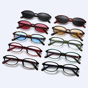 Gafas de Sol Ovaladas de Moda 2026 con Logotipo Personalizado para Hombre y Mujer, Protección UV400, Remaches, Montura Pequeña - Product Image 5