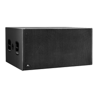 LEON AUDIO Équipement audio professionnel Caisson de basses actif double 18 pouces 3200W Amplificateur classe D DSP Bi-Amplification