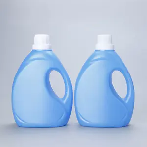 Recipientes de lavanderia 2L embalagem de detergente para a roupa líquido vazio personalizado garrafa de plástico HDPE para detergente para a roupa líquido