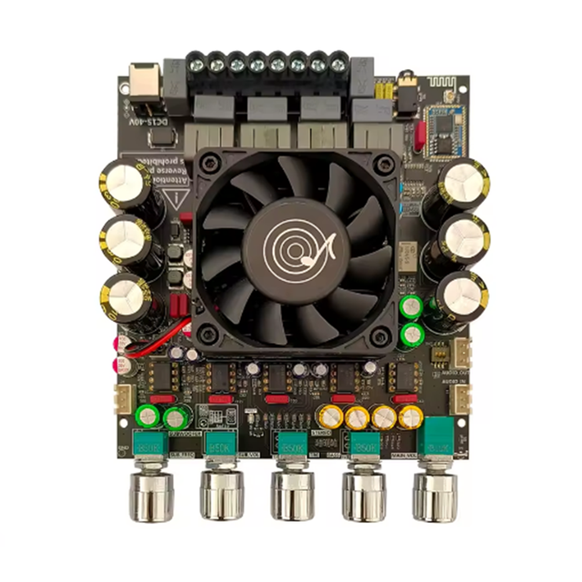 ZK-APTX2 DC15-40V 2.1 Channel Power Amplifier 200W+200W+400W HiFi Audio Amplifier Module NE5532 Chip for Qualcomm QCC3034 Module