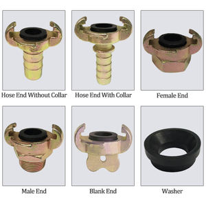 Raccord de tuyau d'air <span class=keywords><strong>1</strong></span>/4 "- <span class=keywords><strong>2</strong></span>" Raccord en laiton à griffe mâle femelle de type européen - Product Image 6