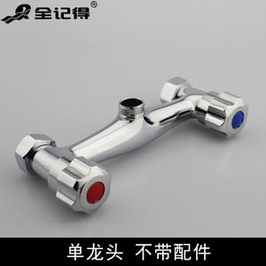 <b>Wall</b>-<b>Mounted</b> Brass Body Double-Control <b>Bathroom</b> Mixing Valve Double-Handle Hot & Cold Water Shower Faucet Concealed Water <b>Heater</b> - Product Image 5