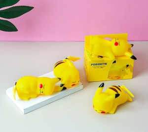 Veilleuse Pokémon Jaune Kawaii, Figurine d'Anime Pikachu, Ornement Mignon, Lampe de Lecture <span class=keywords><strong>Lumineuse</strong></span> pour Dormir - Product Image 2