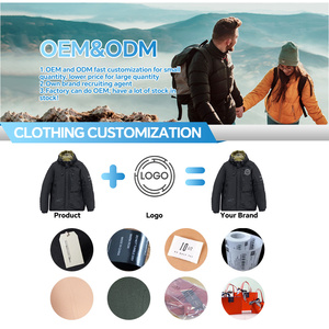 Chaqueta informal de algodón de alta calidad para hombre con capucha desmontable y cierre cálido ropa de calle de Color sólido para uso en invierno - Product Image 5