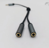 Câbles audio vidéo auxiliaires stéréo pour casque 3,5 mm, séparateur Y