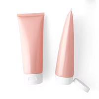 Tube cosmétique 30ml 50ml 100ml 200ml 300ml, tube en plastique 30-50mm, bouchon à vis, bouchon à clapet, or, argent, rose, impression de logo personnalisée