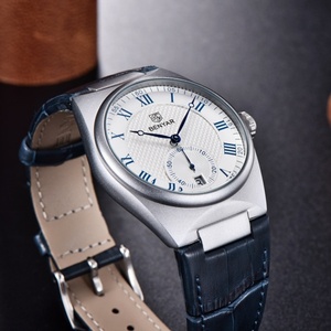 Montre de luxe BENYAR 5199 pour homme, nouvelle montre à quartz, mode sport, étanche, bracelet en cuir. - Product Image 3