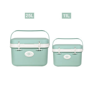 Glacière isotherme SB TECH Vietnam OEM en PP, 11L, kaki, 10 heures, logo personnalisé moderne, glacière portable pour le camping en plein air - Product Image 1