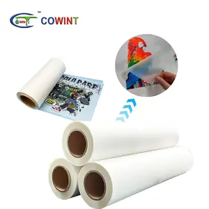 Cowint 30*100cm 5 coating heat press paper transfer printing dtf film a3 pet film roll dtf inkjet printer transfer film