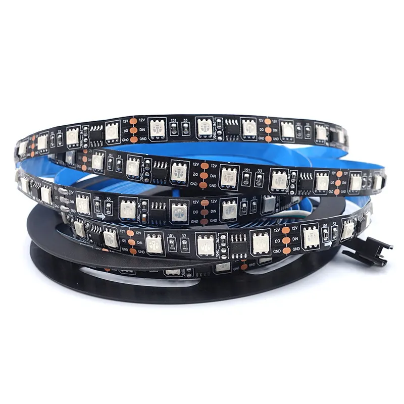 12V Paard Racing Externe Programmeerbare 2811IC Symfonie Licht Met Led Vloeiende Water 5050 Meteor Full Color Flexibele Light Strip