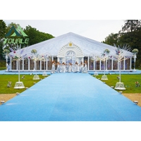 Tienda para eventos Toldo al aire libre Recepción Iglesia Almacén Banquete DE BODA Carpa transparente y blanca
