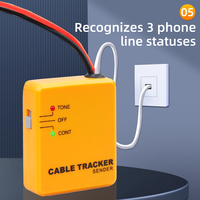 Testeur de câble réseau SIXIANTO RJ45 RJ11 FTTH, outil de test de câblage, traceur Ethernet LAN