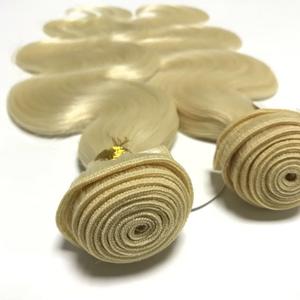 Extensions de cheveux humains colorés de qualité supérieure 2026, grand stock, double trame, couleur rose gingembre blond - Product Image 1