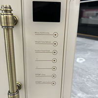 Four à micro-ondes avec commande numérique de 25l, rétro classique intelligent intégré, caravane, four à micro-ondes