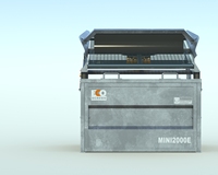 Crible linéaire galvanisé pour le sol, machine de séparation du sable et du gravier, cribleuse à compost avec moteur et boîte de vitesses jusqu'à 60 TPH de capacité