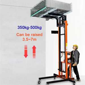 Pengangkat perancah saluran portabel Manual, pengangkat aluminium elektrik Manual kualitas tinggi - Product Image 2