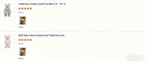 ชุดเปลี่ยนตุ๊กตาหมีลิน่า ขนาดกลาง 30 ซม. ทำจากผ้าฝ้ายทำมือ สำหรับตุ๊กตาหมีเท็ดดี้เทลส์ ของขวัญสำหรับทุกเพศ อุปกรณ์เสริมเสื้อผ้าตุ๊กตา - Product Image 6