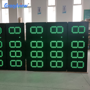 Panneau d'affichage numérique LED pour <span class=keywords><strong>station</strong></span>-service extérieure, rouge/vert/blanc, signalisation des prix du carburant, avec garantie d'un an - Product Image 5