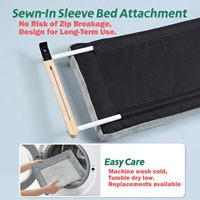 Perchoir de fenêtre robuste en bois dur pour chat avec coussin épais, sans perçage, sans ventouse, lit hamac à accrocher pour grands chats