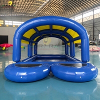 Piscine gonflable de natation pour enfants, couverture gonflable avec couverture