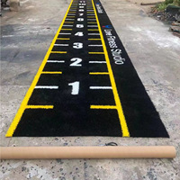 Gazon artificiel pour salle de sport, gazon synthétique écologique en PE PP, matériau plastique, 10 mm/20 mm, haute densité, ignifuge, tapis de gazon synthétique souple