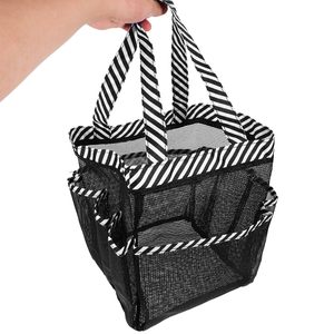 Bolsa de playa plegable, ligera, extra grande, de malla, con 8 bolsillos, para ducha, portátil, para dormitorio. - Product Image 2