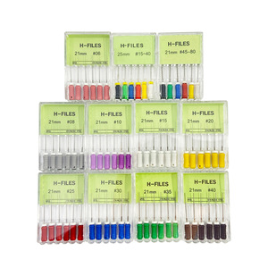 ชุดเครื่องมือรีฟิลรากฟันแบบใช้แล้วทิ้ง 6 ชิ้น ทำจากนิกเกิลไทเทเนียม รุ่น K Files และ H Files สำหรับการรักษารากฟัน - Product Image 3