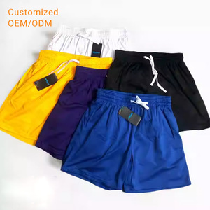 100% trống Polyester lưới quần short 6 inch tùy chỉnh thăng hoa và thêu quần short Bóng Rổ Nam - Product Image 1