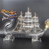 12 Zodiaque chinois Animaux Symboliques Esprits Vides Mignon Gravé 500ml Dragon Bouteille D'alcool de Forme