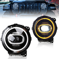 Accessoires automobiles, phare LED, phare avant, lampe frontale pour JEEP Wrangler JL 2018-2021