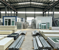 Unité modulaire préfabriquée isolée en kit pour bureau de chantier / poste de sécurité / entrepôt de chantier