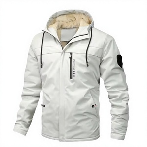 เสื้อแจ็คเก็ต YIXIN ราคาดีที่สุด น้ำหนักเบา กันน้ำ กันลม สำหรับเดินป่า แบบ Softshell สีพื้น ทรง Blouson สำหรับผู้ชาย มีฮู้ด ยืดหยุ่นได้ เหมาะสำหรับกิจกรรมกลางแจ้ง - Product Image 3