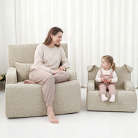Fauteuil de lecture pour enfant moderne et léger en mousse, avec housse amovible lavable en machine, mini canapé pour tout-petits, canapé pour enfants