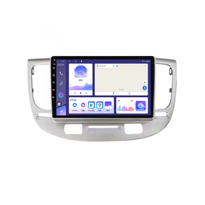 Reproductor de Radio para coche <span class=keywords><strong>Android</strong></span> 13 compatible con Wifi BT FM pantalla dividida pantalla táctil de 9 pulgadas navegación GPS para Kia Rio 2 2005 - 2011 - Product Image 1