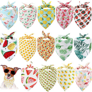 High Quality Tropical Series Summer Pet Holiday <strong>Dog</strong> <strong>Bandana</strong> Reversible - Product Image 1