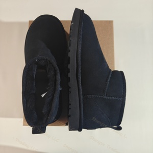 Bottes en peau de mouton de haute qualité, directement de l'usine, élégantes, classiques, unisexes, UGGS, bottes de neige, été, automne, hiver, antidérapantes, chaudes - Product Image 4