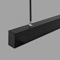 Profil en aluminium léger linéaire de profil de LED suspendu par SANAG pour l'éclairage de bureau