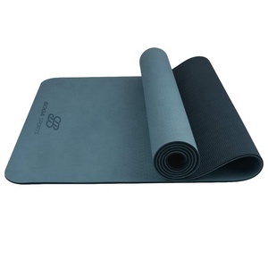 Estera de <span class=keywords><strong>yoga</strong></span> TPE de alto contenido con logotipo de embalaje de diseño personalizado antideslizante de doble cara respetuosa con el medio ambiente - Product Image 3